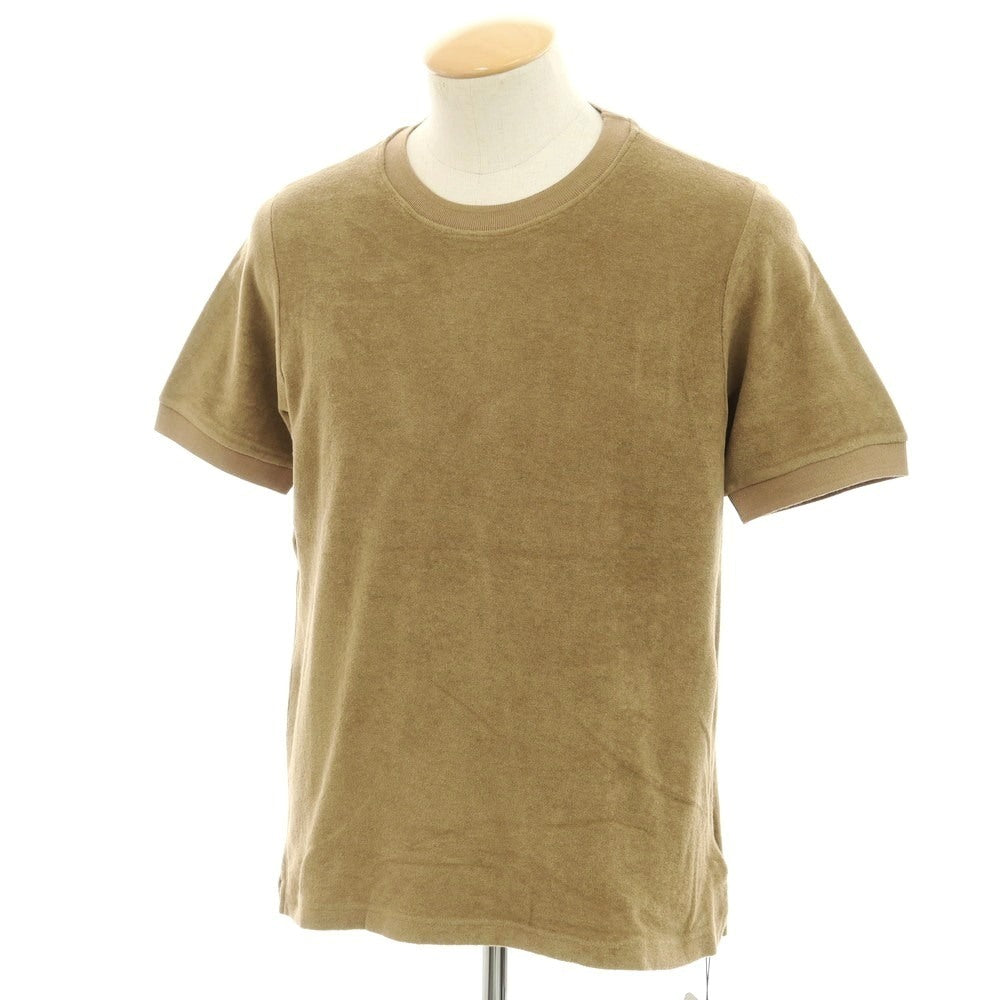 【新品】ザノーネ ZANONE コットン パイル クルーネック 半袖Ｔシャツ オーカー【 44 】【 状態ランクN 】【 メンズ 】