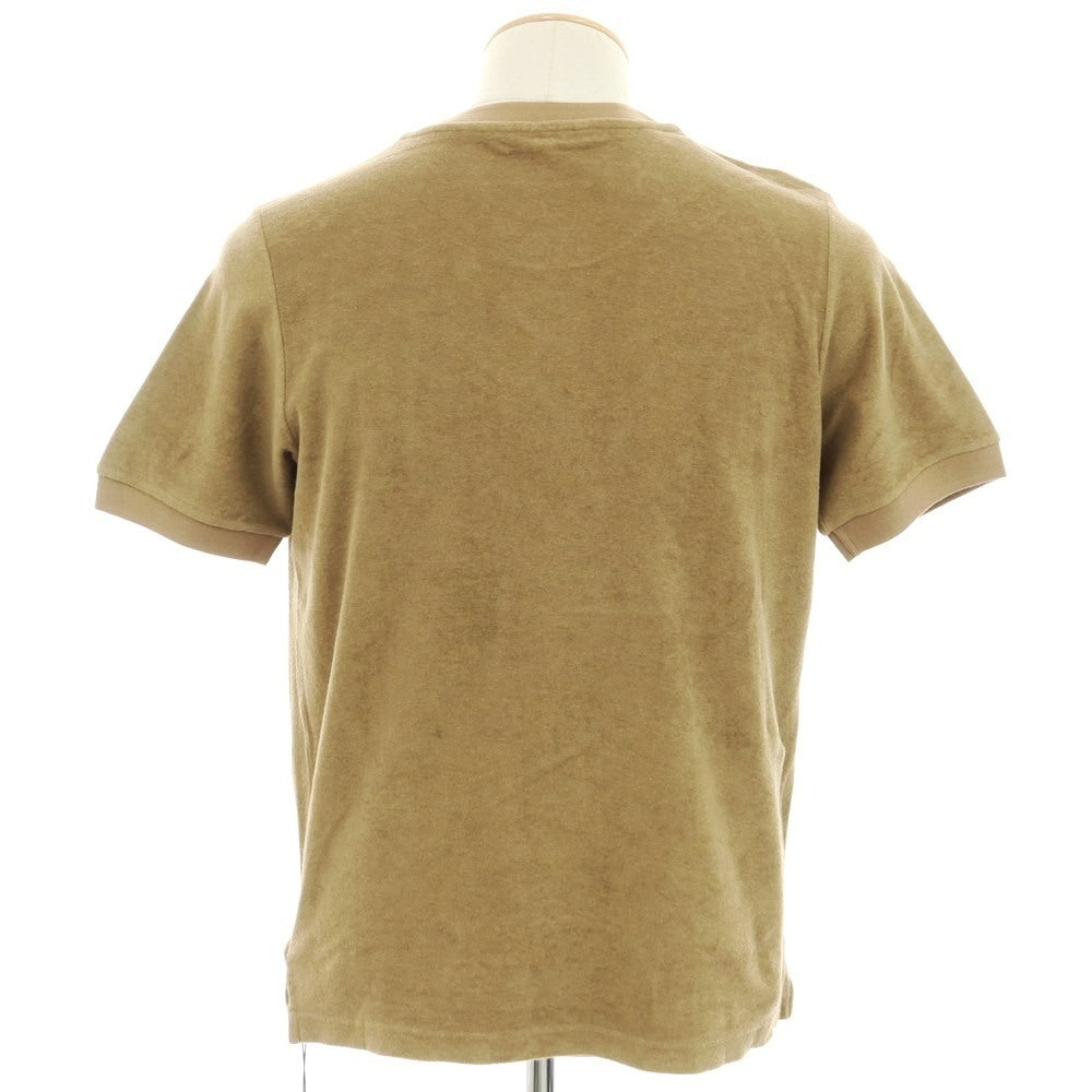 【新品】ザノーネ ZANONE コットン パイル クルーネック 半袖Ｔシャツ オーカー【 44 】【 状態ランクN 】【 メンズ 】