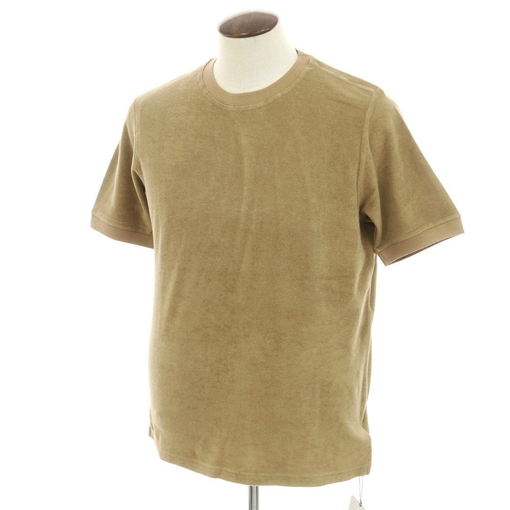 【新品】ザノーネ ZANONE コットン パイル クルーネック 半袖Ｔシャツ オーカー【 50 】【 状態ランクN 】【 メンズ 】