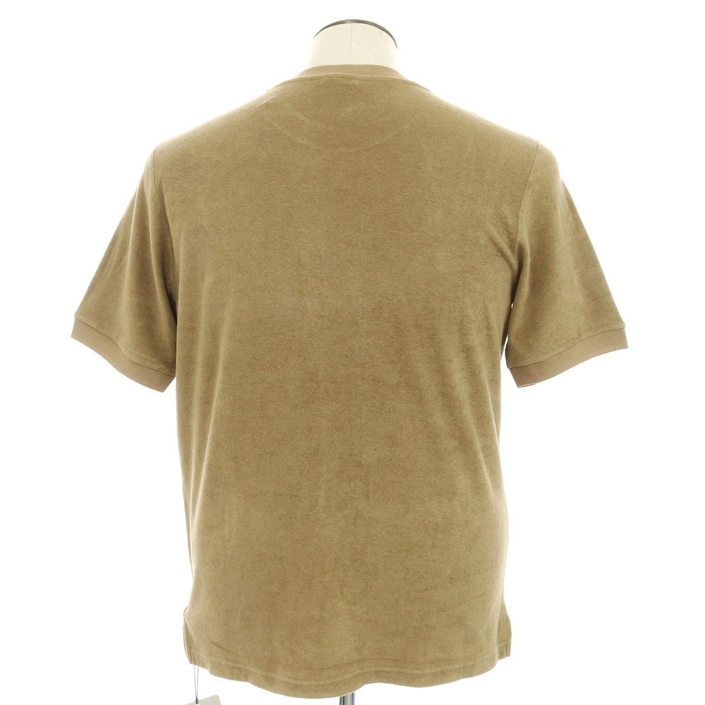 【新品】ザノーネ ZANONE コットン パイル クルーネック 半袖Ｔシャツ オーカー【 50 】【 状態ランクN 】【 メンズ 】
