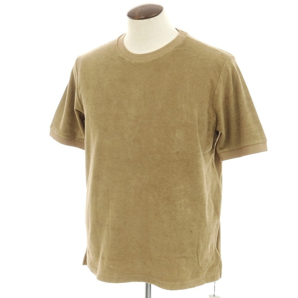 【新品】ザノーネ ZANONE コットン パイル クルーネック 半袖Ｔシャツ オーカー【 52 】【 状態ランクN 】【 メンズ 】