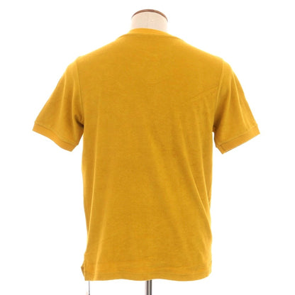 【新品】ザノーネ ZANONE コットン パイル クルーネック 半袖Ｔシャツ マスタードイエロー【 46 】【 状態ランクN 】【 メンズ 】