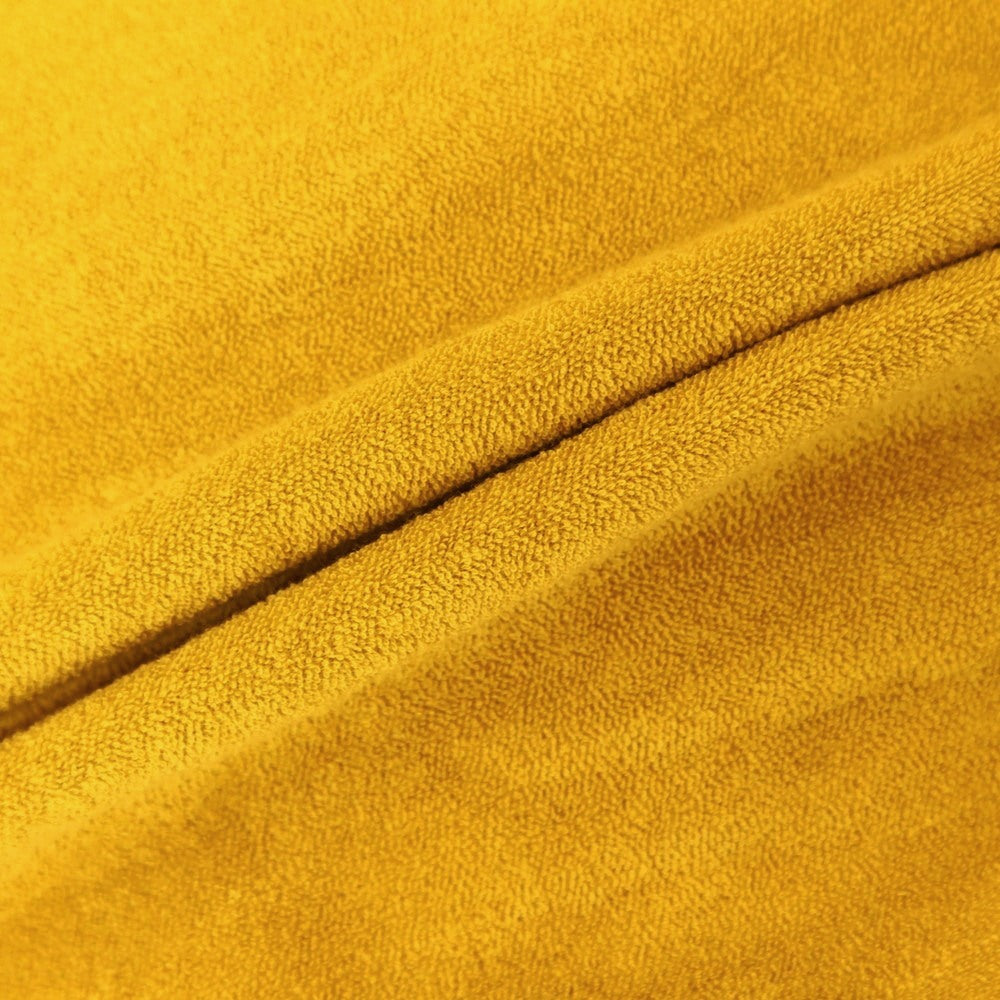[New] ZANONE Cotton Pile Crew Neck Short Sleeve T-Shirt Mustard Yellow [46] [Condition Rank N] [Men&