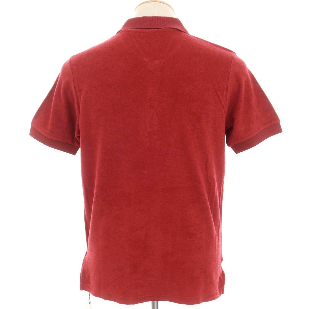 【新品】ザノーネ ZANONE コットン パイル 半袖ポロシャツ レッド【サイズ44】【 状態ランクN 】【 メンズ 】[EPD]