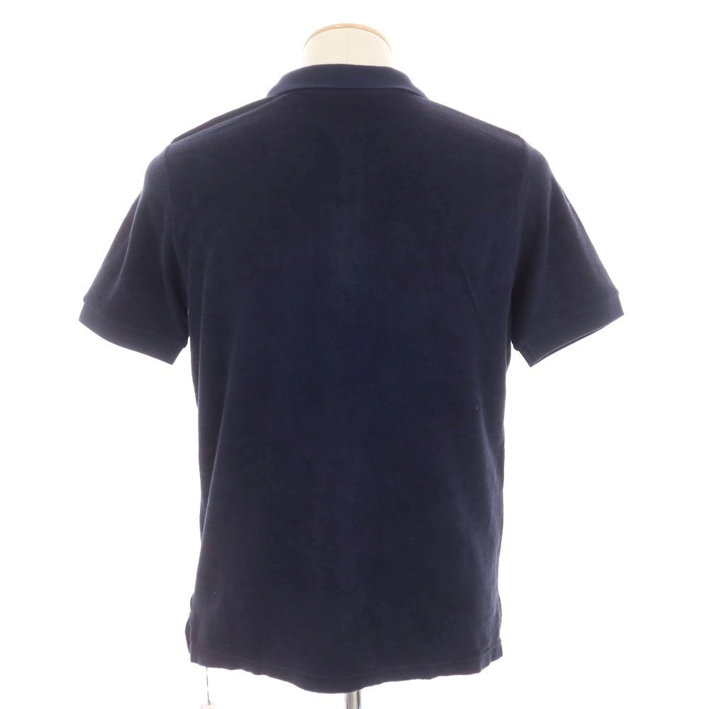 【新品】ザノーネ ZANONE コットン パイル 半袖ポロシャツ ネイビー【 44 】【 状態ランクN 】【 メンズ 】