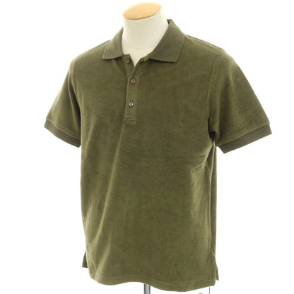 【新品】ザノーネ ZANONE コットン パイル 半袖ポロシャツ オリーブグリーン【 44 】【 状態ランクN 】【 メンズ 】
