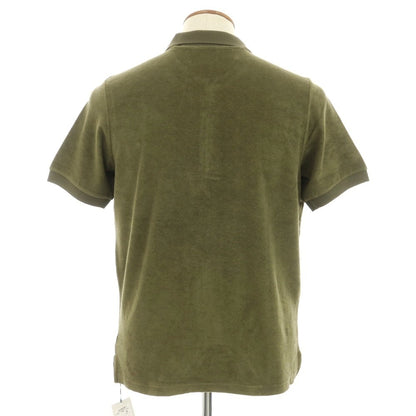 【新品】ザノーネ ZANONE コットン パイル 半袖ポロシャツ オリーブグリーン【 46 】【 状態ランクN 】【 メンズ 】