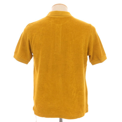 [New] ZANONE Cotton Pile Short Sleeve Polo Shirt Mustard Yellow [44] [Condition Rank N] [Men&