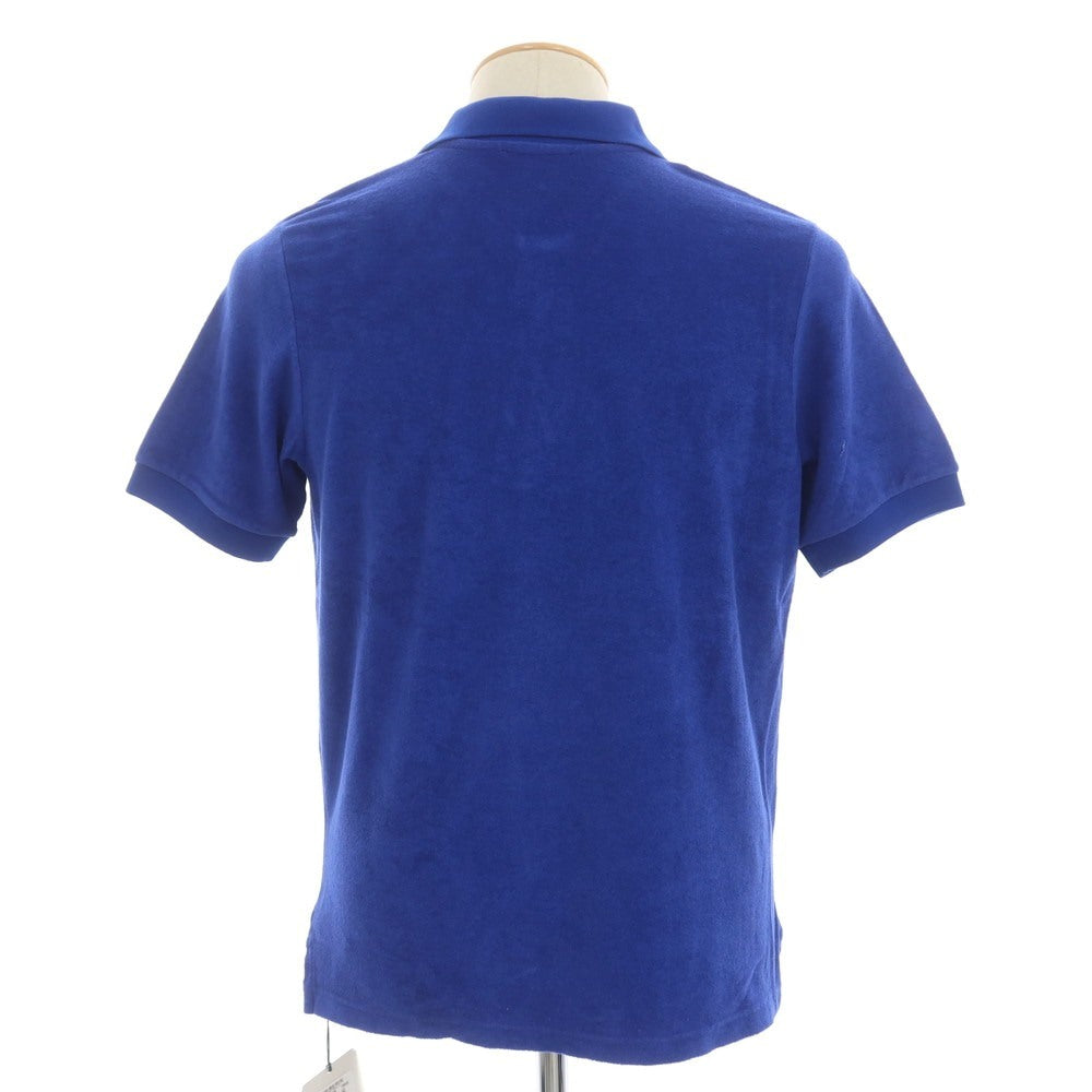 【新品】ザノーネ ZANONE コットン パイル 半袖ポロシャツ ブルー【 44 】【 状態ランクN 】【 メンズ 】