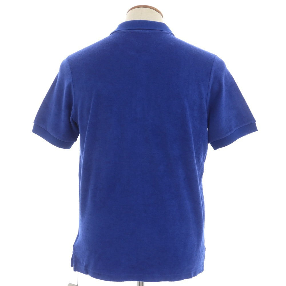 【新品】ザノーネ ZANONE コットン パイル 半袖ポロシャツ ブルー【 46 】【 状態ランクN 】【 メンズ 】