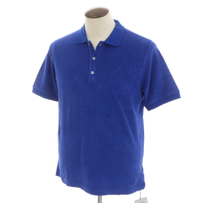 【新品】ザノーネ ZANONE コットン パイル 半袖ポロシャツ ブルー【 50 】【 状態ランクN 】【 メンズ 】