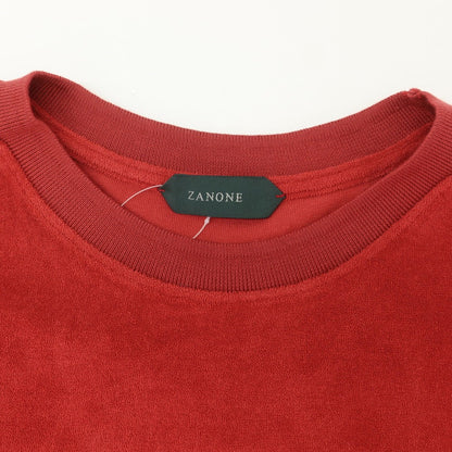 【新品】ザノーネ ZANONE コットン パイル クルーネック 半袖Ｔシャツ レッド【 50 】【 状態ランクN 】【 メンズ 】