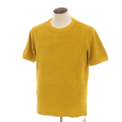 [New] ZANONE Cotton Pile Crew Neck Short Sleeve T-Shirt Mustard Yellow [50] [Condition Rank N] [Men&