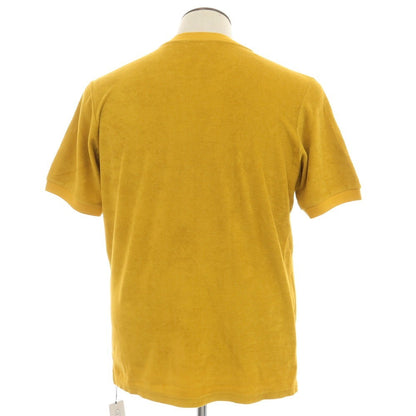[New] ZANONE Cotton Pile Crew Neck Short Sleeve T-Shirt Mustard Yellow [50] [Condition Rank N] [Men&