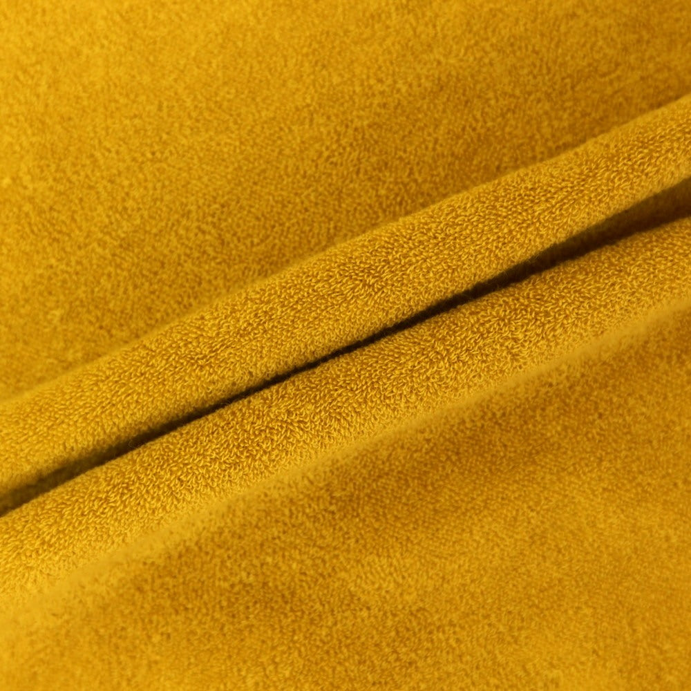 [New] ZANONE Cotton Pile Crew Neck Short Sleeve T-Shirt Mustard Yellow [50] [Condition Rank N] [Men&