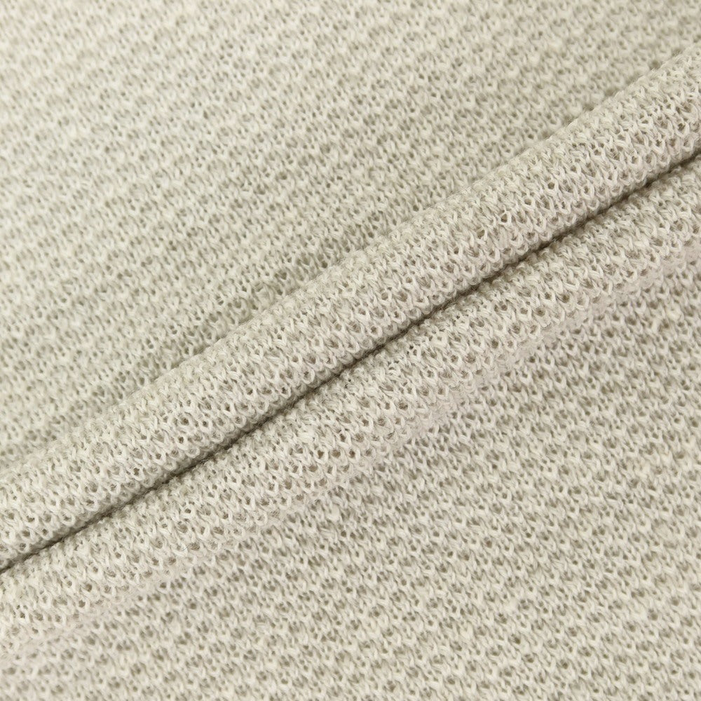 [New] ZANONE Linen Crew Neck Short Sleeve Pullover Knit Light Gray x White [44] [Condition Rank N] [Men&