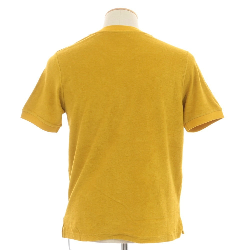 【新品】ザノーネ ZANONE コットン パイル クルーネック 半袖Ｔシャツ マスタードイエロー【 44 】【 状態ランクN 】【 メンズ 】