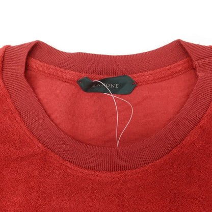 【新品】ザノーネ ZANONE コットン パイル クルーネック 半袖Ｔシャツ レッド【 50 】【 状態ランクN 】【 メンズ 】