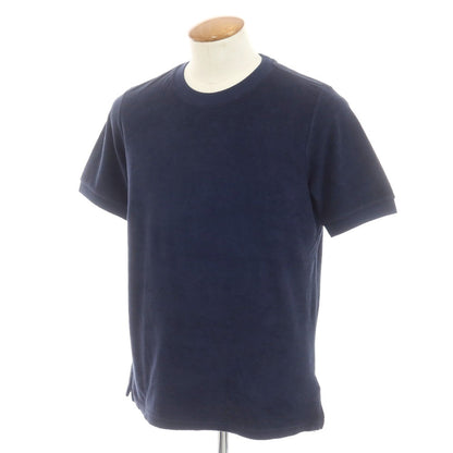【新品】ザノーネ ZANONE コットン パイル クルーネック 半袖Ｔシャツ ネイビー【 46 】【 状態ランクN 】【 メンズ 】