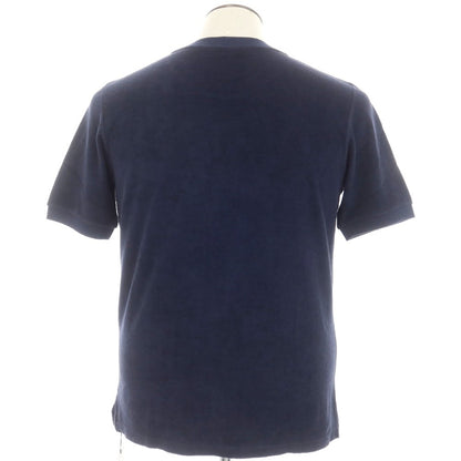 【新品】ザノーネ ZANONE コットン パイル クルーネック 半袖Ｔシャツ ネイビー【 48 】【 状態ランクN 】【 メンズ 】