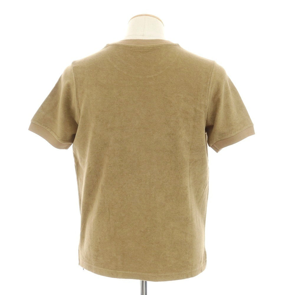 【新品】ザノーネ ZANONE コットン パイル クルーネック 半袖Ｔシャツ オーカー【 44 】【 状態ランクN 】【 メンズ 】