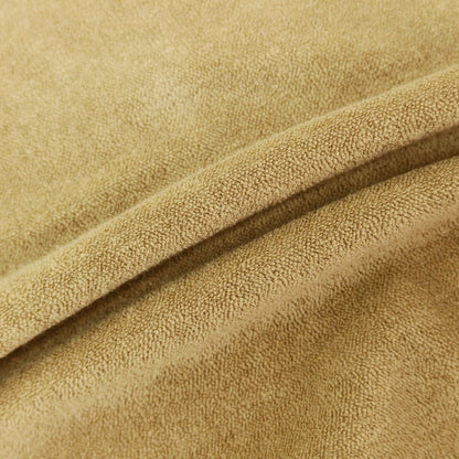 [New] ZANONE Cotton Pile Crew Neck Short Sleeve T-Shirt Ocher [44] [Condition Rank N] [Men&