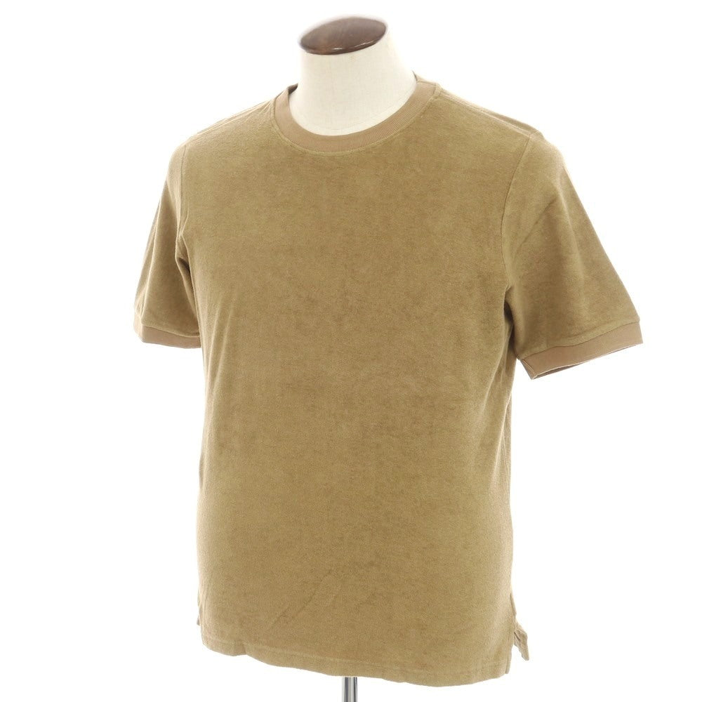 【新品】ザノーネ ZANONE コットン パイル クルーネック 半袖Ｔシャツ オーカー【 48 】【 状態ランクN 】【 メンズ 】
