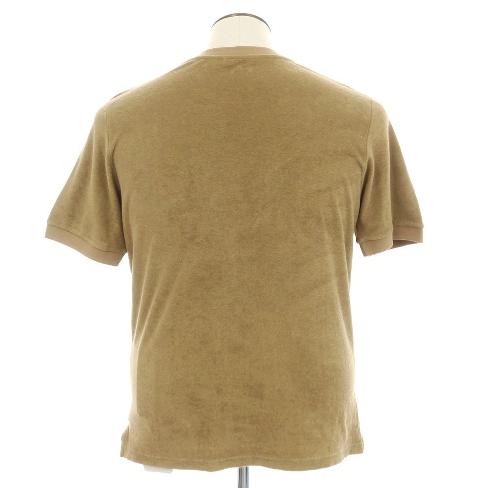 【新品】ザノーネ ZANONE コットン パイル クルーネック 半袖Ｔシャツ オーカー【 48 】【 状態ランクN 】【 メンズ 】