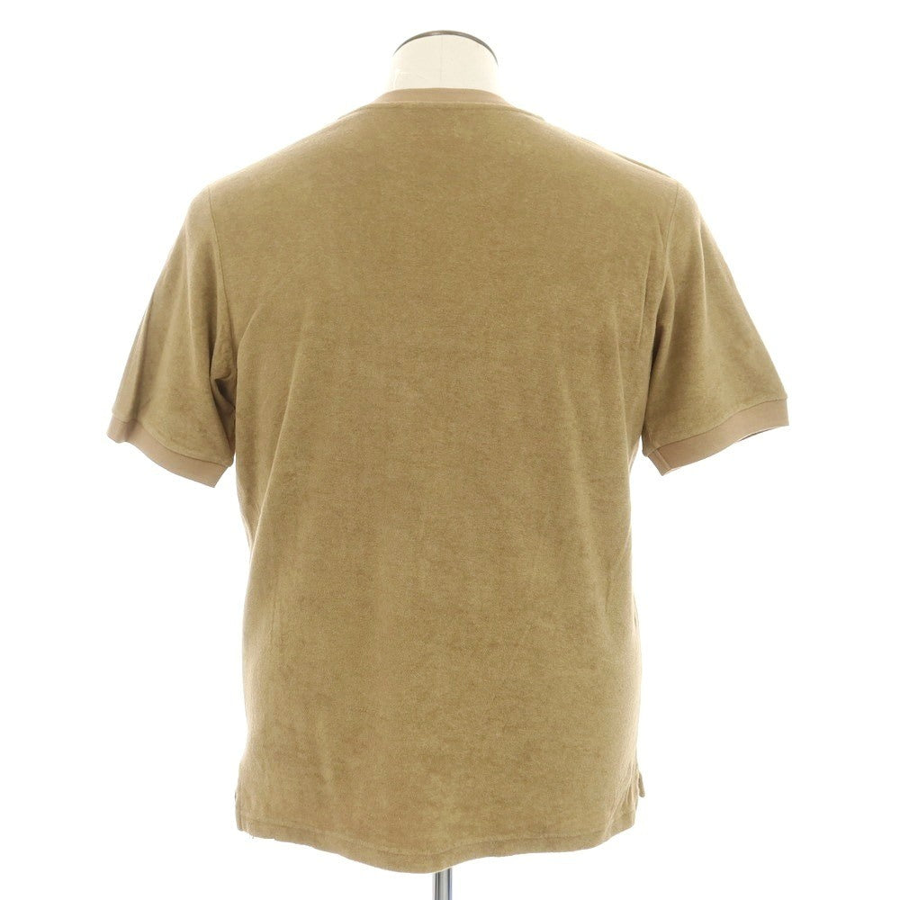 【新品】ザノーネ ZANONE コットン パイル クルーネック 半袖Ｔシャツ オーカー【 50 】【 状態ランクN 】【 メンズ 】