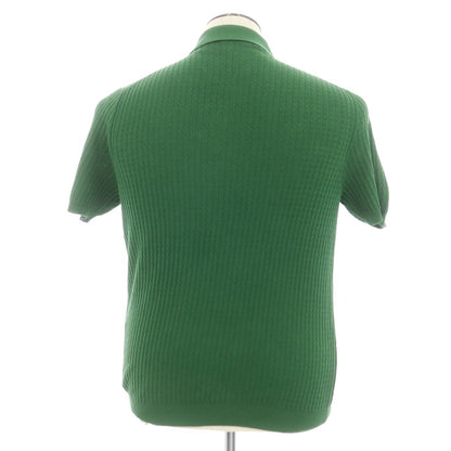 【新品】ザノーネ ZANONE コットン 半袖 ポロニット グリーン【 48 】【 状態ランクN 】【 メンズ 】