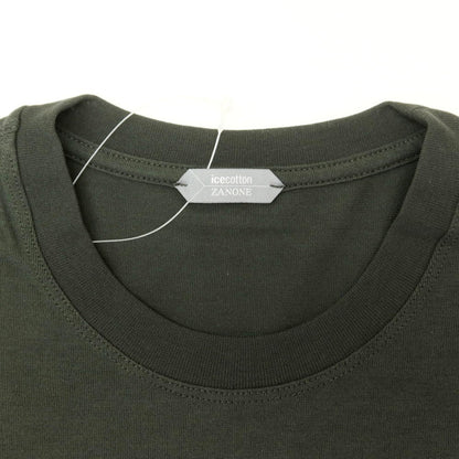 【新品】ザノーネ ZANONE アイスコットン クルーネック 半袖Ｔシャツ ダークオリーブ【 46 】【 状態ランクN 】【 メンズ 】