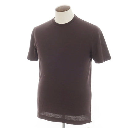 【新品】ザノーネ ZANONE アイスコットン クルーネック 半袖Ｔシャツ ダークブラウン系【 50 】【 状態ランクN 】【 メンズ 】