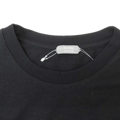 【新品】ザノーネ ZANONE アイスコットン クルーネック 長袖Ｔシャツ ブラック【 48 】【 状態ランクN 】【 メンズ 】