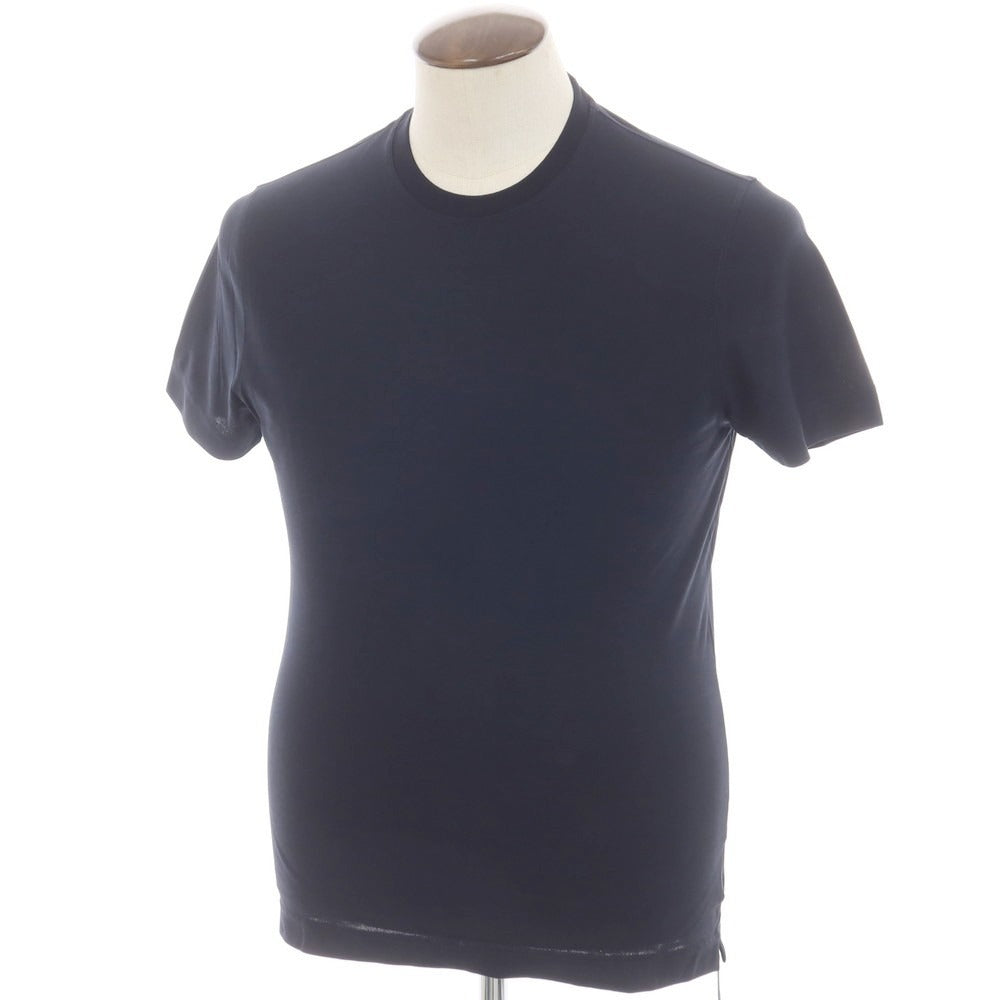 【新品】ザノーネ ZANONE アイスコットン クルーネック 半袖Ｔシャツ ネイビー【 48 】【 状態ランクN 】【 メンズ 】