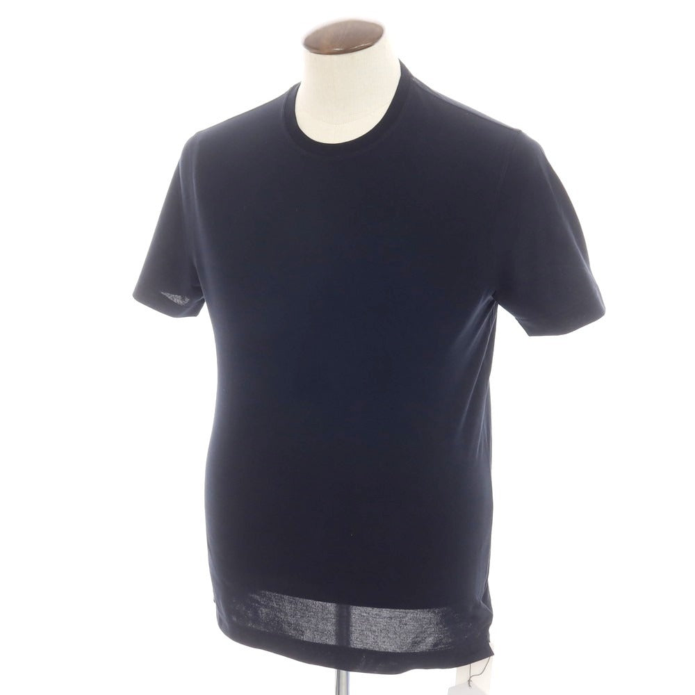【新品】ザノーネ ZANONE アイスコットン クルーネック 半袖Ｔシャツ ネイビー【 50 】【 状態ランクN 】【 メンズ 】