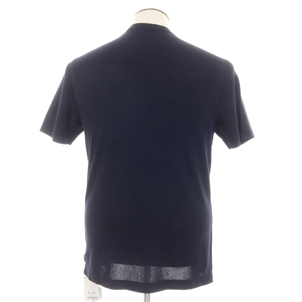 【新品】ザノーネ ZANONE アイスコットン クルーネック 半袖Ｔシャツ ネイビー【 50 】【 状態ランクN 】【 メンズ 】