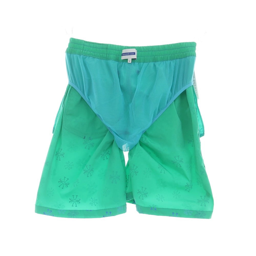 【新品】ヤコブコーエン JACOB COHEN スイムウェア 水着 ショートパンツ グリーンxブルー【サイズS】【 状態ランクN 】【 メンズ 】[EPD]