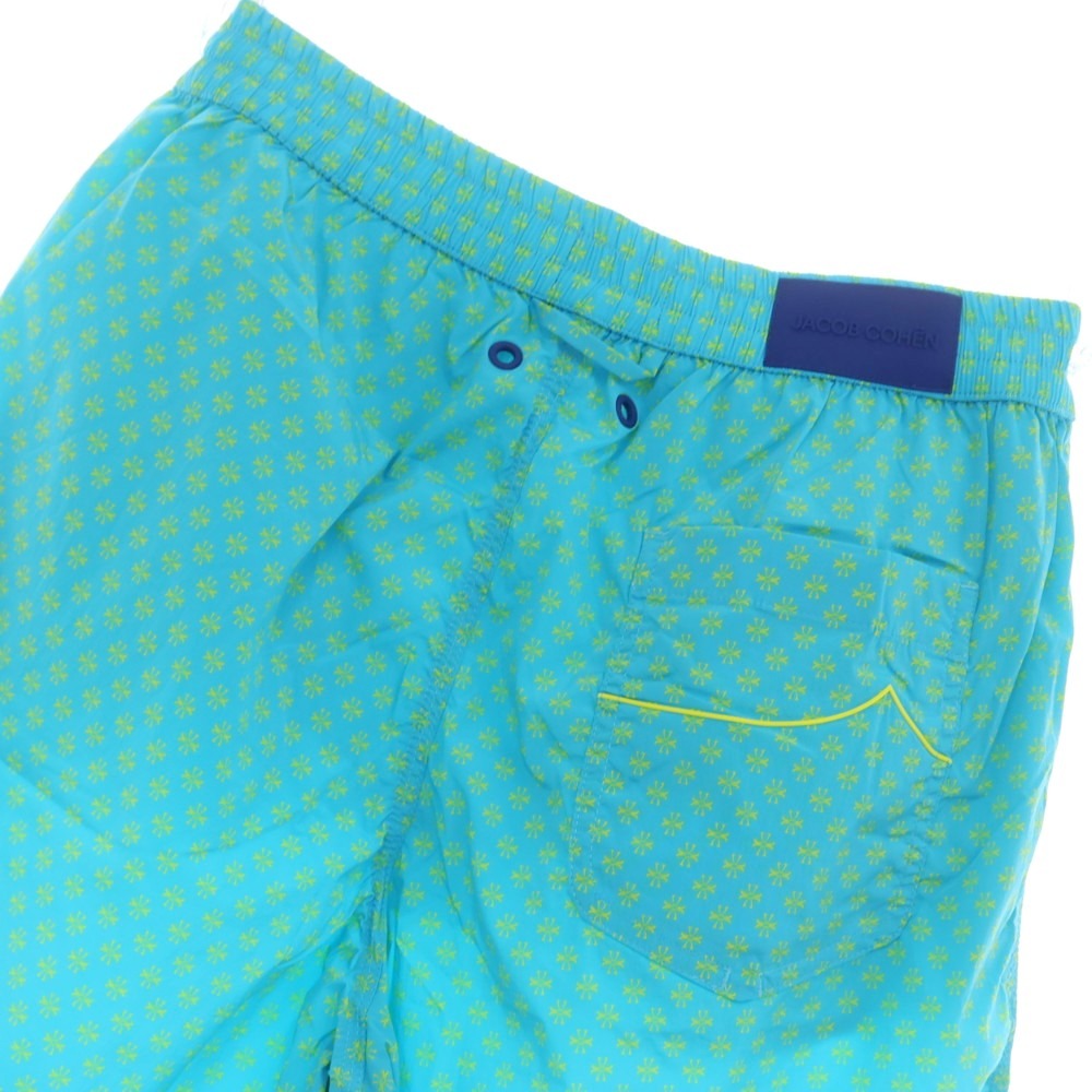 【新品】ヤコブコーエン JACOB COHEN スイムウェア 水着 ライトブルーxイエロー【 S 】【 状態ランクN 】【 メンズ 】 [CPD]