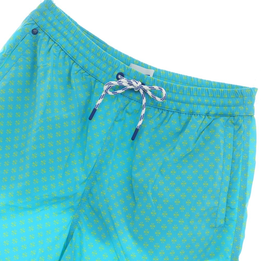 【新品】ヤコブコーエン JACOB COHEN スイムウェア 水着 ライトブルーxイエロー【 M 】【 状態ランクN 】【 メンズ 】 [CPD]