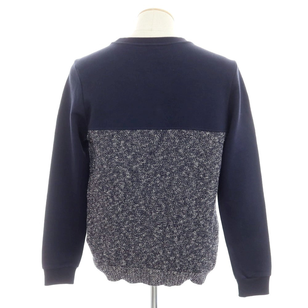 【新品】ザノーネ ZANONE コットン クルーネック スウェット ネイビー【 S 】【 状態ランクN 】【 メンズ 】