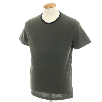 【新品アウトレット】ザノーネ ZANONE アイスコットン クルーネック 半袖Ｔシャツ ダークオリーブxダークネイビー【 46 】【 状態ランクN- 】【 メンズ 】