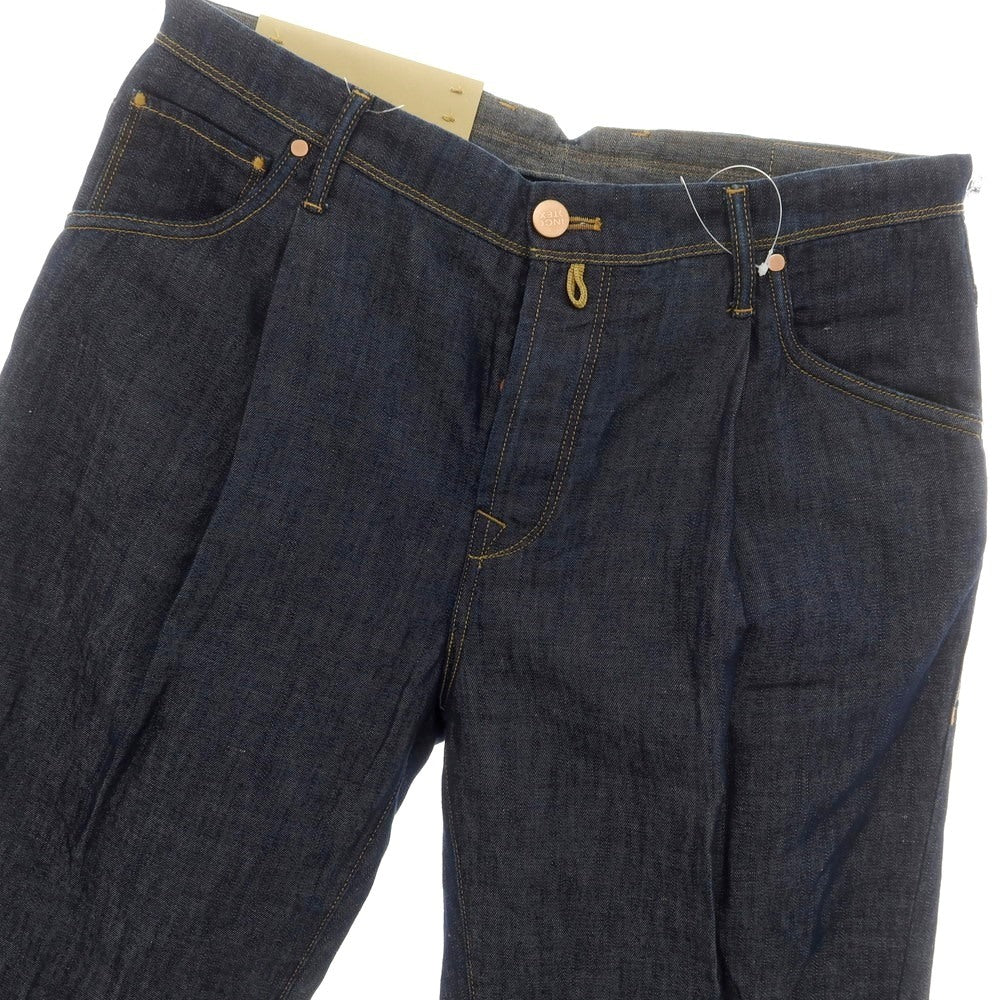 【新品】インコテックス INCOTEX コットンリネン ジーンズ デニムパンツ インディゴ【 31 】【 状態ランクN 】【 メンズ 】