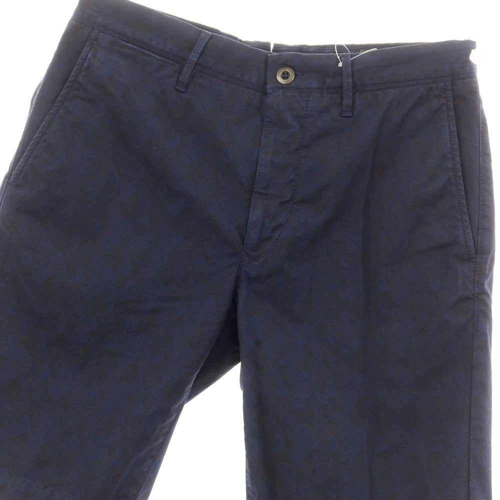 【新品】インコテックス INCOTEX ストレッチ コットン ショートパンツ ネイビー【 32 】【 状態ランクN 】【 メンズ 】