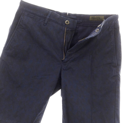 【新品】インコテックス INCOTEX ストレッチ コットン ショートパンツ ネイビー【 32 】【 状態ランクN 】【 メンズ 】