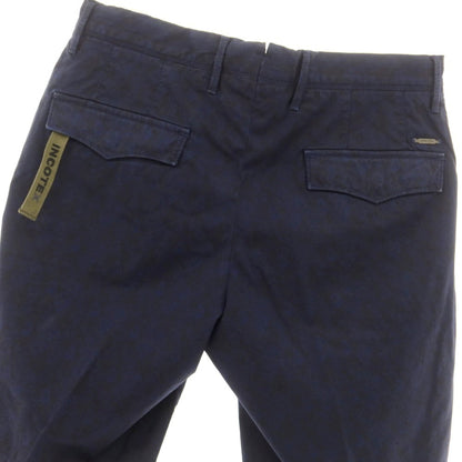 【新品】インコテックス INCOTEX ストレッチ コットン ショートパンツ ネイビー【 32 】【 状態ランクN 】【 メンズ 】