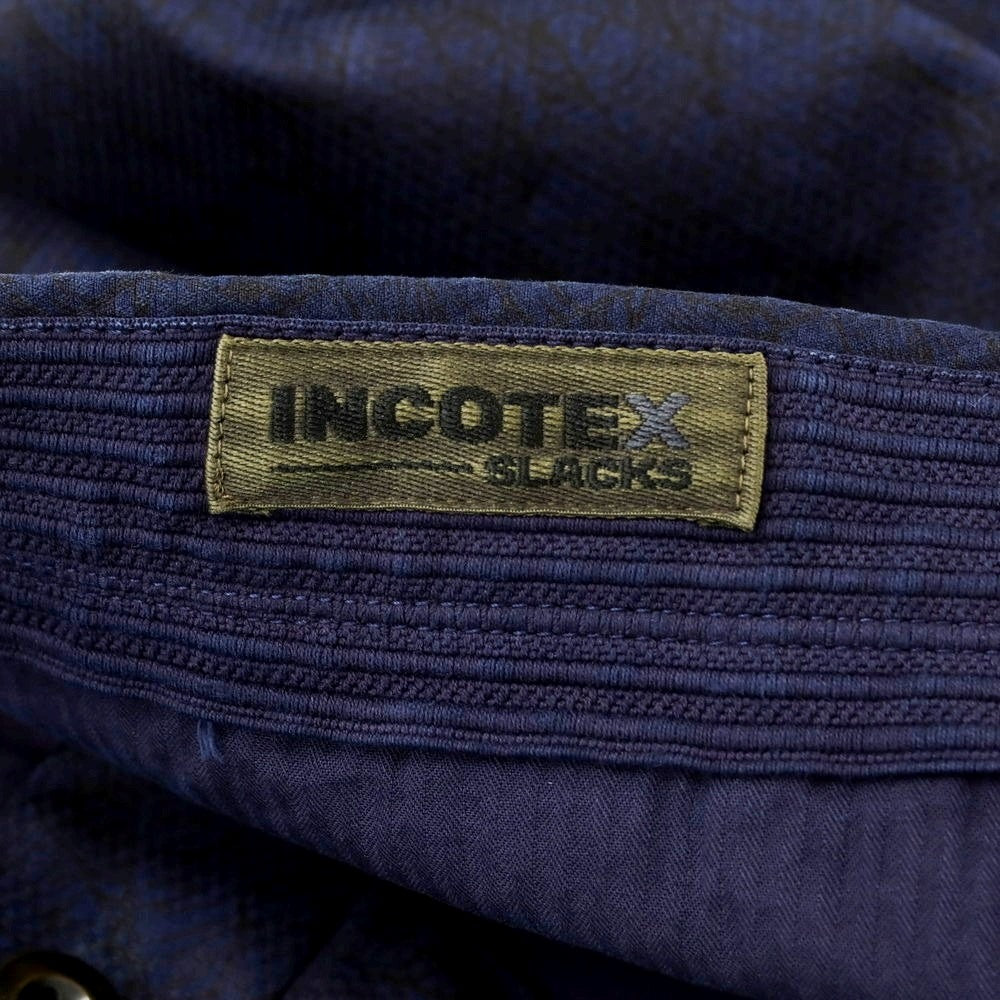 【新品】インコテックス INCOTEX ストレッチ コットン ショートパンツ ネイビー【 32 】【 状態ランクN 】【 メンズ 】