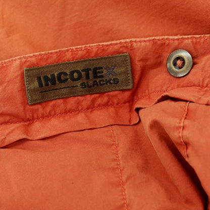 【新品アウトレット】インコテックス INCOTEX ストレッチ コットン イージーショートパンツ ダークオレンジ【 32 】【 状態ランクN- 】【 メンズ 】