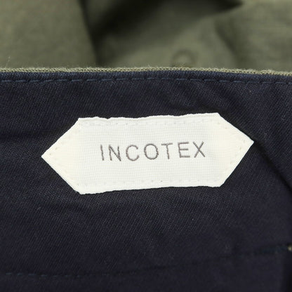 【新品】インコテックス INCOTEX リネン カジュアルスラックスパンツ オリーブ【 52 】【 状態ランクN 】【 メンズ 】