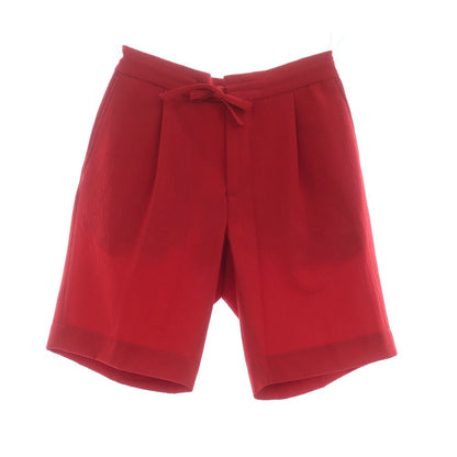 【新品】インコテックス INCOTEX ストレッチ ポリエステルウール ショートパンツ レッド【 52 】【 状態ランクN 】【 メンズ 】