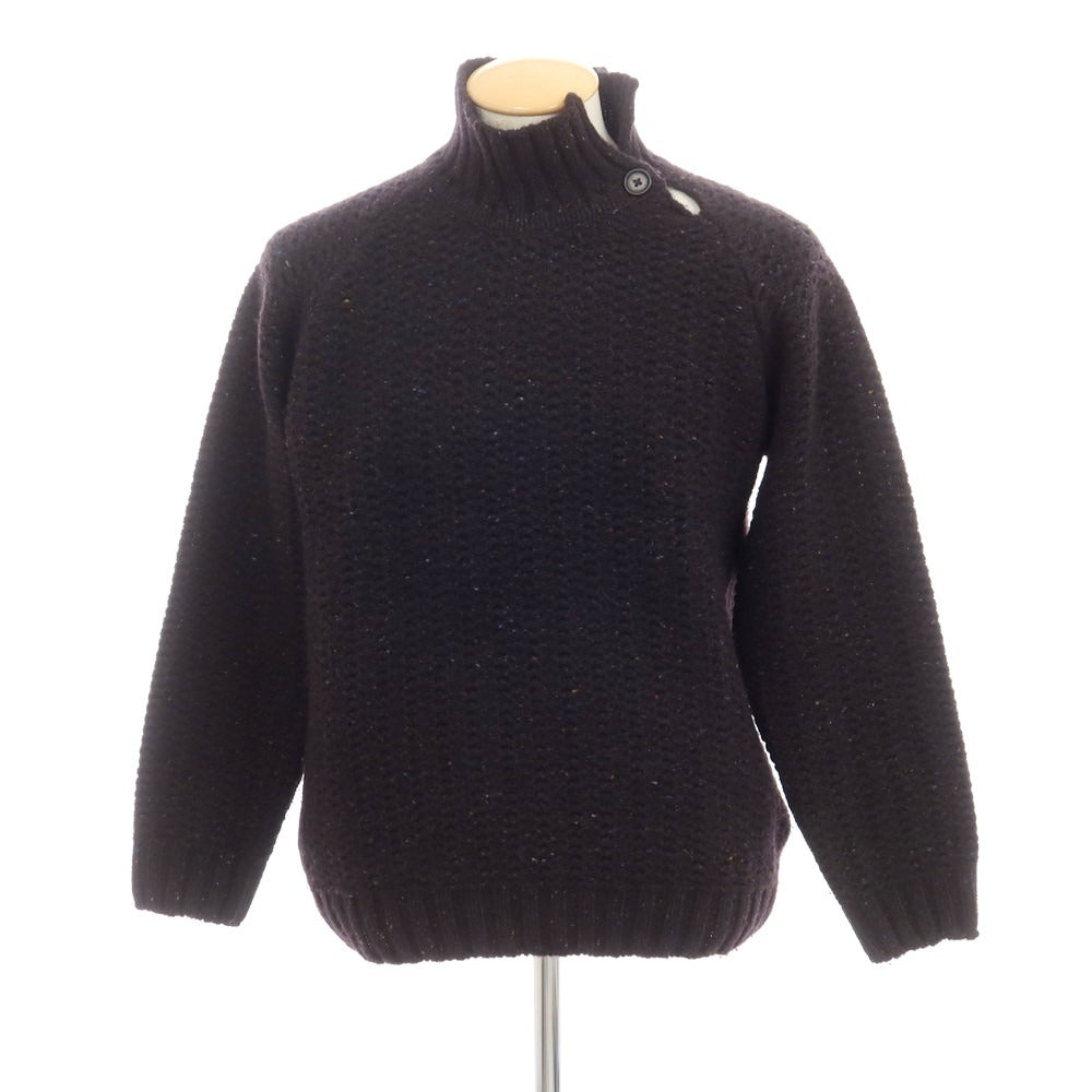 【中古】サラ SALA ウール ハイネック プルオーバーニット ブラック系【 2 】【 状態ランクB 】【 メンズ 】 [EPD]